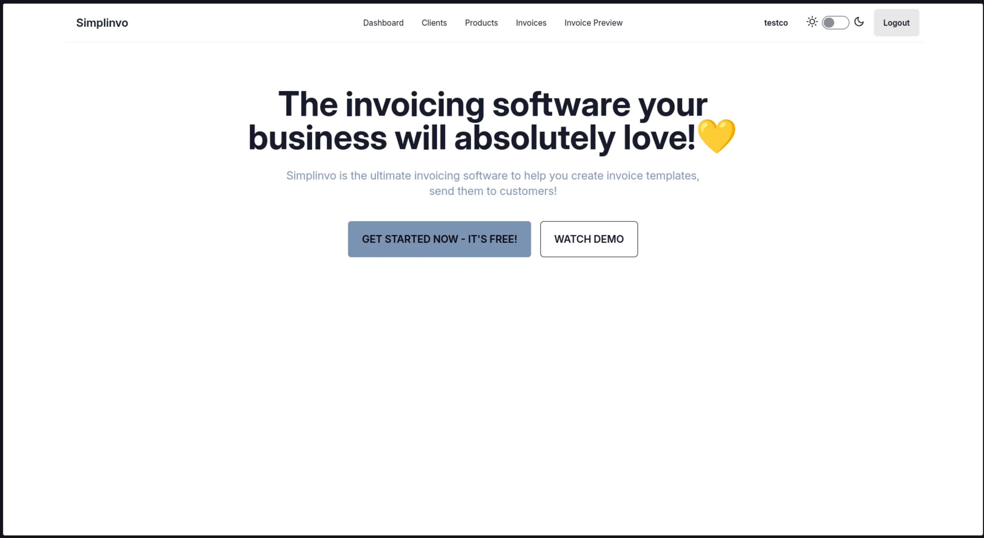 Simplinvo - Invoicing App